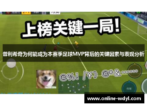 普利希奇为何能成为本赛季足球MVP背后的关键因素与表现分析